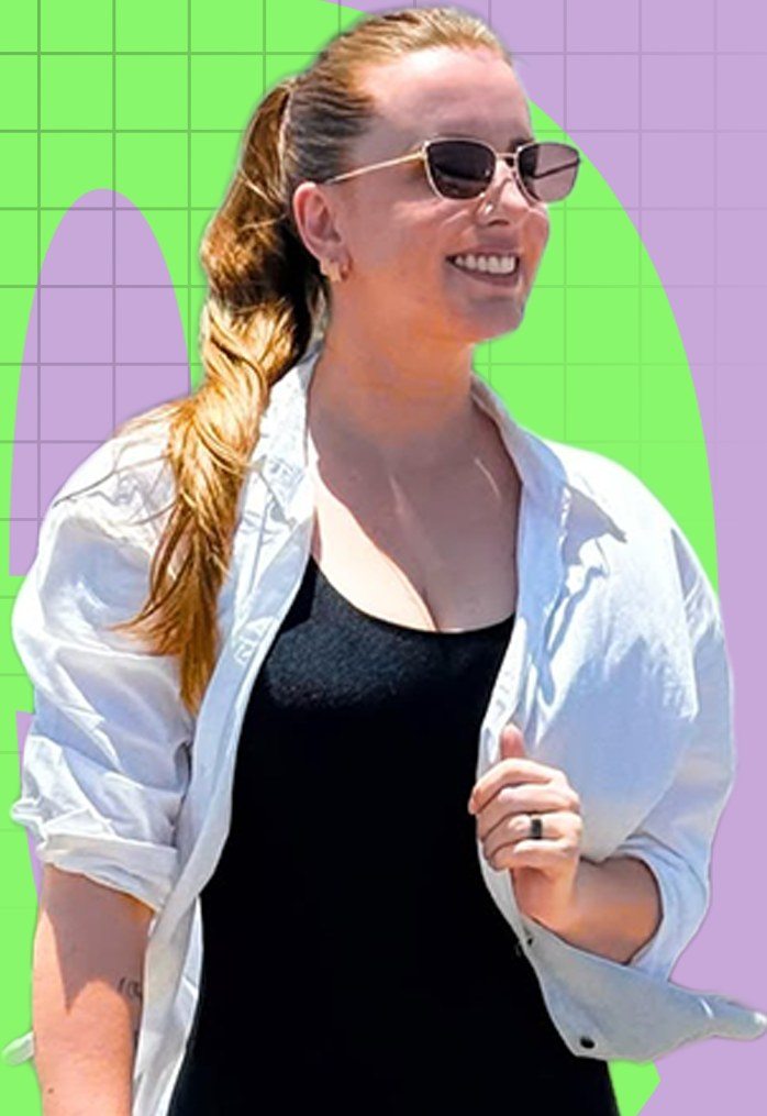 Maitte Weyr sorrindo, de camisa branca